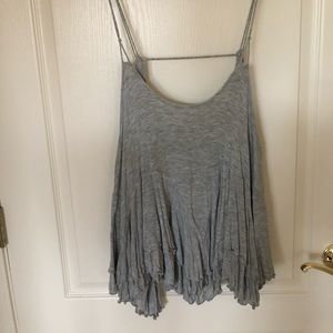 Free People gray tank top